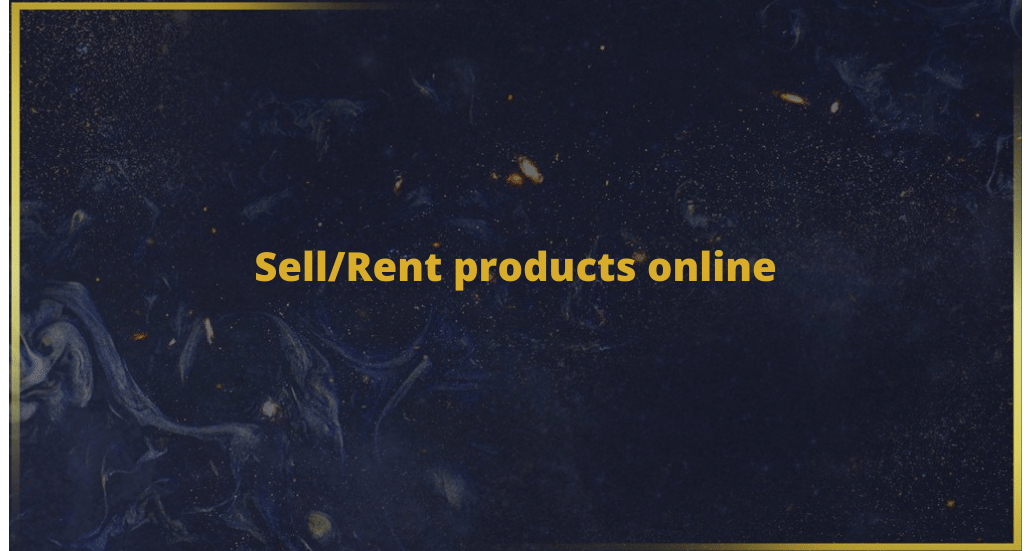 Sell Rent products online